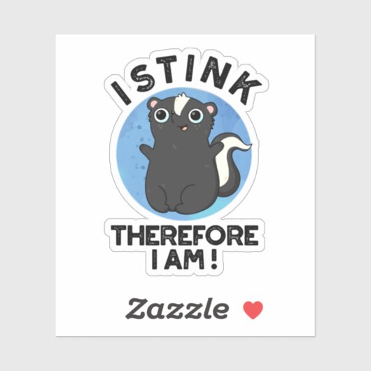 だから私は動物スカンクおもしろいプンである シール (シート)