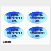 だから私は泳ぐ 楕円形シール (シート)