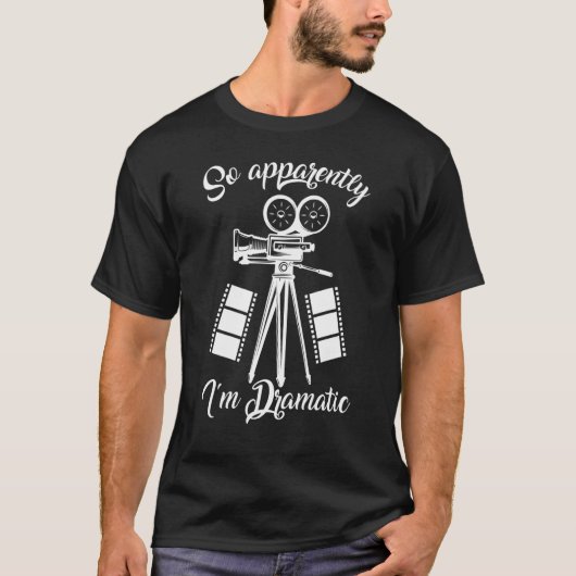 だから私は演劇と演劇を見ている Tシャツ (正面)