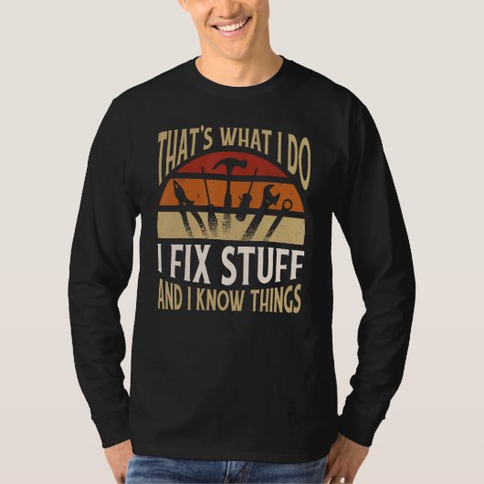だから私は物と小言を直すおもしろい Tシャツ (正面)
