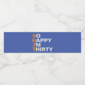 だから私は30歳の誕生日の水瓶研究室である ペットボトルラベル (シングルラベル)