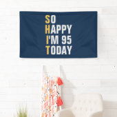 だから私は95 95th誕生日バナー/背景 横断幕 (インサイチュ)