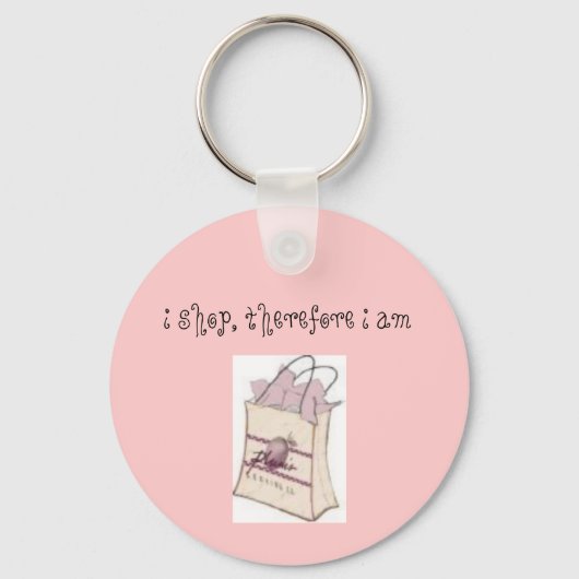 「だから買い物するんだ」キーチェーン キーホルダー (正面)