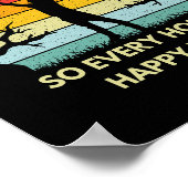 だから退職した1時間ごとに幸せな時間の退職 ポスター (角)