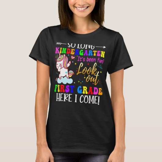 だから長い幼稚園1年生ここで私はCom Tシャツ (正面)
