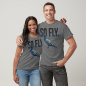 だから飛ぶ鳩の恋人は現在の鳩の所有者おもしろい Tシャツ (ユニセックス)