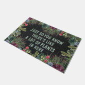 だから、あなたが知っている、植物の多くのようなものがある ドアマット (アングル)