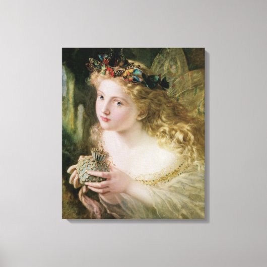 だから、あなたの妖精は最も美しいものでできている キャンバスプリント (正面)