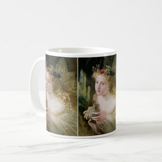 だから、あなたの妖精は最も美しいものでできている コーヒーマグカップ (正面左)