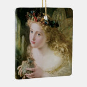 だから、あなたの妖精は最も美しいものでできている セラミックオーナメント (右)