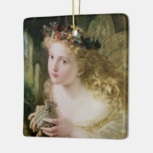 だから、あなたの妖精は最も美しいものでできている セラミックオーナメント (左)
