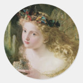 だから、あなたの妖精は最も美しいものでできている ラウンドシール (正面)