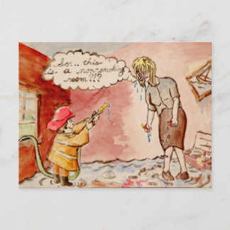 だから…ここは非喫煙室?!? ポストカード