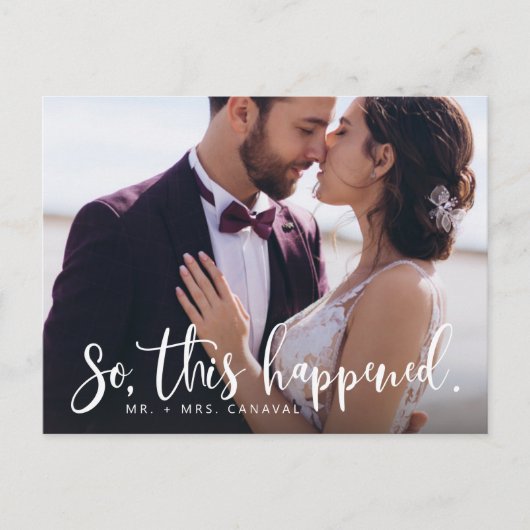 だから、これは起こったエロペメントの写真 案内ポストカード (正面)