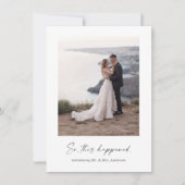 だから、これは起こったエロペメントの写真 案内状 (正面)