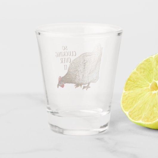 だから、それをクラッキング!ブラウンチキンとパン ショットグラス (裏面)