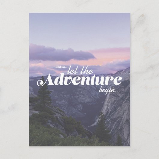 だから…冒険を始めよう ポストカード (正面)