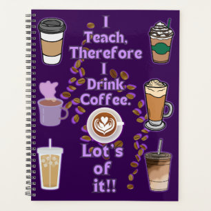 だか教えらコーヒーを飲む プランナー手帳