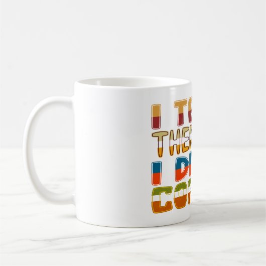 だか教えら私はコーヒを飲む コーヒーマグカップ (左)