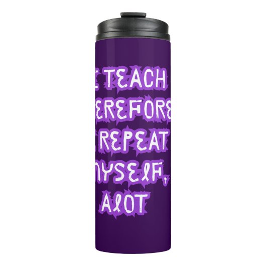 だか教えら繰り返し言う タンブラー (正面)