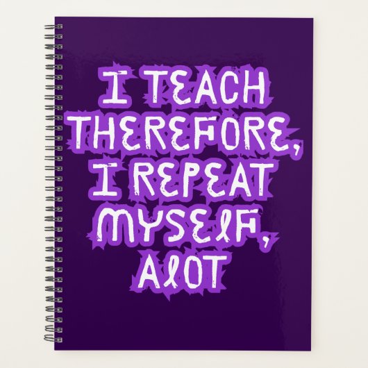 だか教えら繰り返し言う プランナー手帳 (正面)