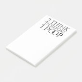 だか考えらウンチ ポストイット (アングル)