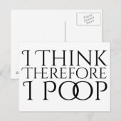 だか考えらウンチ ポストカード (正面/裏面)