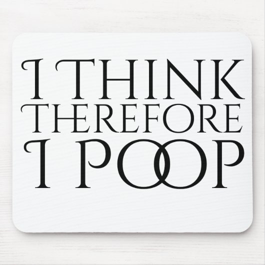だか考えらウンチ マウスパッド (正面)