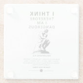 だか考えら危ないから ガラスコースター (裏面)