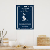 だか考えら危ないから ポスター (キッチン)