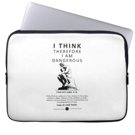 だか考えら危ないから ラップトップスリーブ