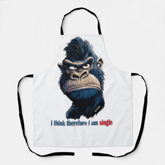 だか考えら私は独身の エプロン (正面)