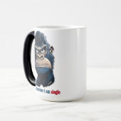 だか考えら私は独身の モーフィングマグカップ (正面左)