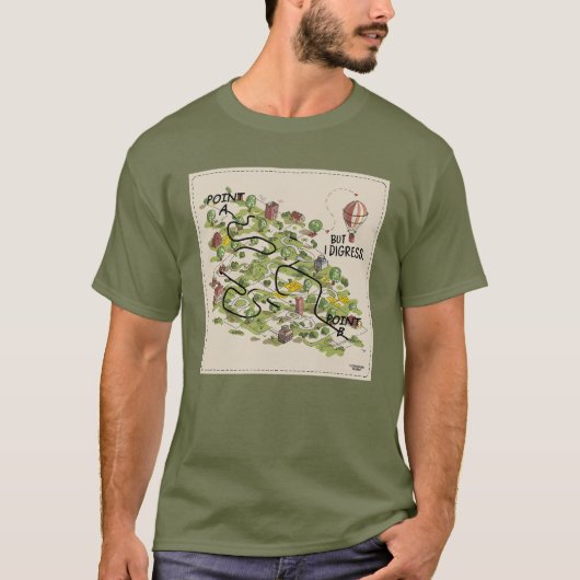 だが僕は気絶する Tシャツ (正面)