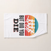 だが君はマラソンおもしろい走ランニングで死んだのか ハンドタオル (ハンドタオル)