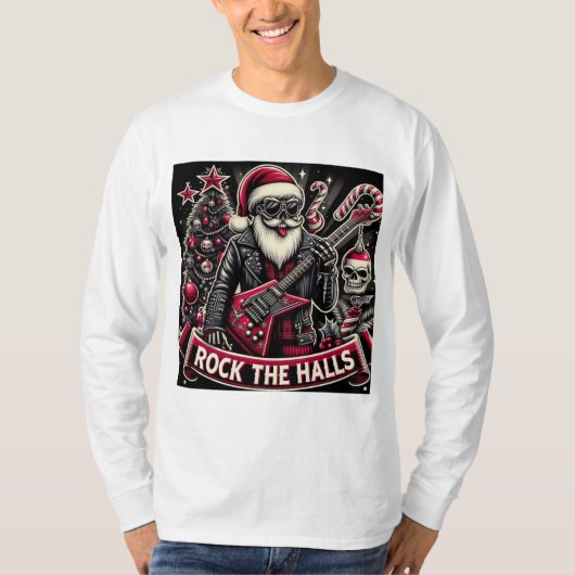 ださいセーターでロック Tシャツ (正面)