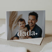 だだハート - 初めての父の日 フォトカード カード