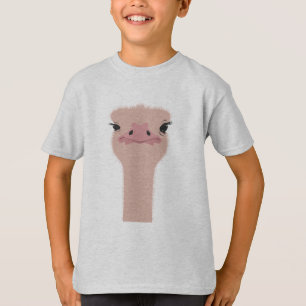 だちょうのおもしろいな顔 Tシャツ