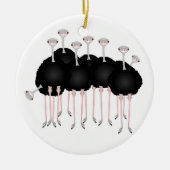 だちょうのオーナメント セラミックオーナメント (正面)