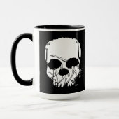 だちょうのスカルの錯覚 マグカップ (左)