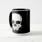 だちょうのスカルの錯覚 マグカップ (正面左)
