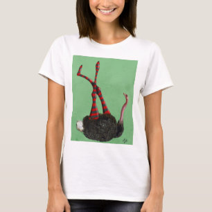 だちょうのストライプのなレギンス Tシャツ