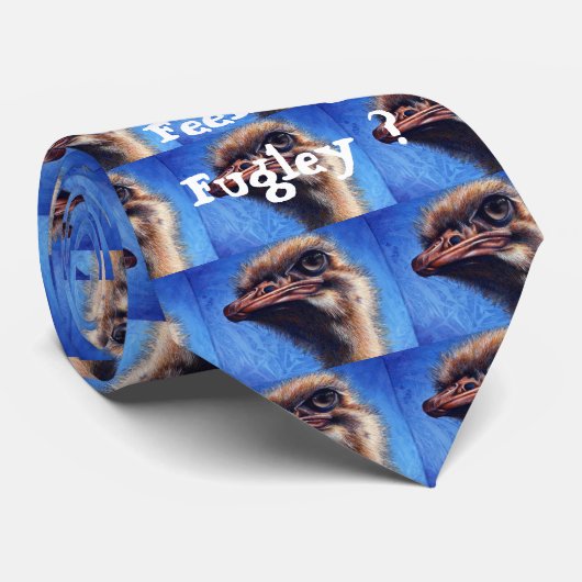 だちょうのタイ ネクタイ (ロール)