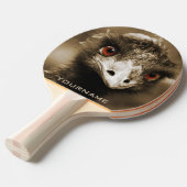 だちょうの一見のカスタムの卓球ラケット 卓球ラケット (正面アングル)