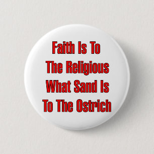 だちょうの宗教 缶バッジ