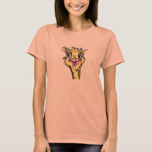 だちょうの幼児の鳥のTシャツ Tシャツ