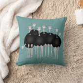 だちょうの枕 クッション (ブランケット)