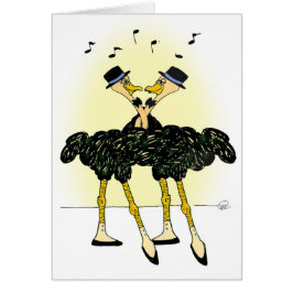 だちょうの結婚式