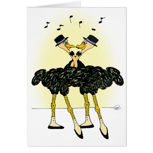 だちょうの結婚式 (正面)