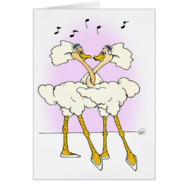 だちょうの結婚式